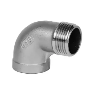 زانوی چپقی استیل سایز "1/8